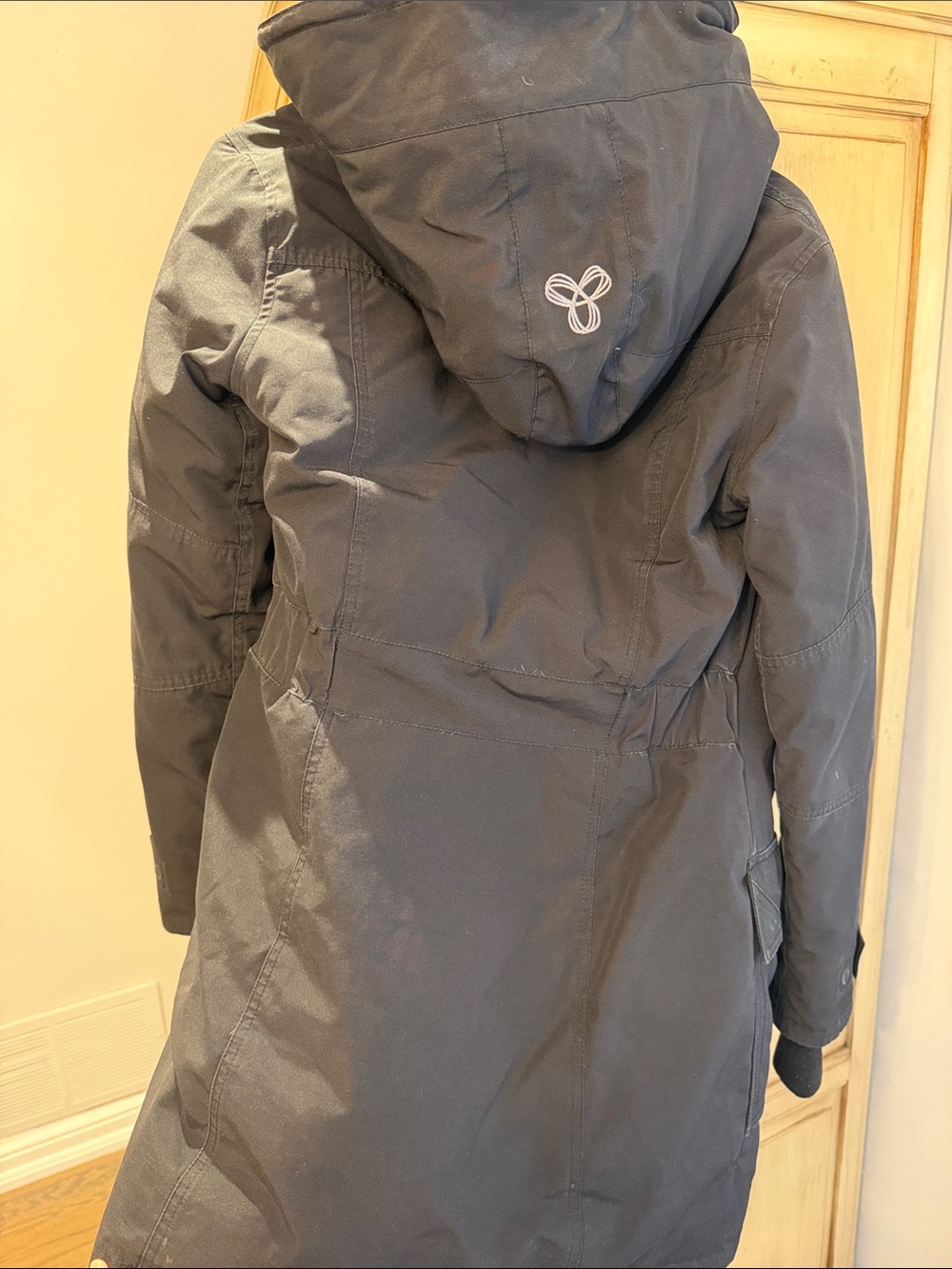 TNA Hooded Field Parka Jacket - Charcoal - Picture 3 of 4